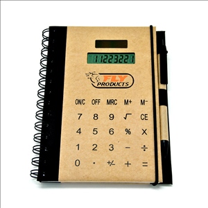 Multifunctional Spiral Notebook With Calculator